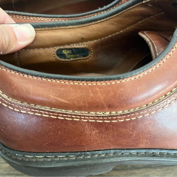Allen Edmonds Wilbert Shoes Split Toe Oxfords Comfort Chestnut Brown 9.5 USA main image 6